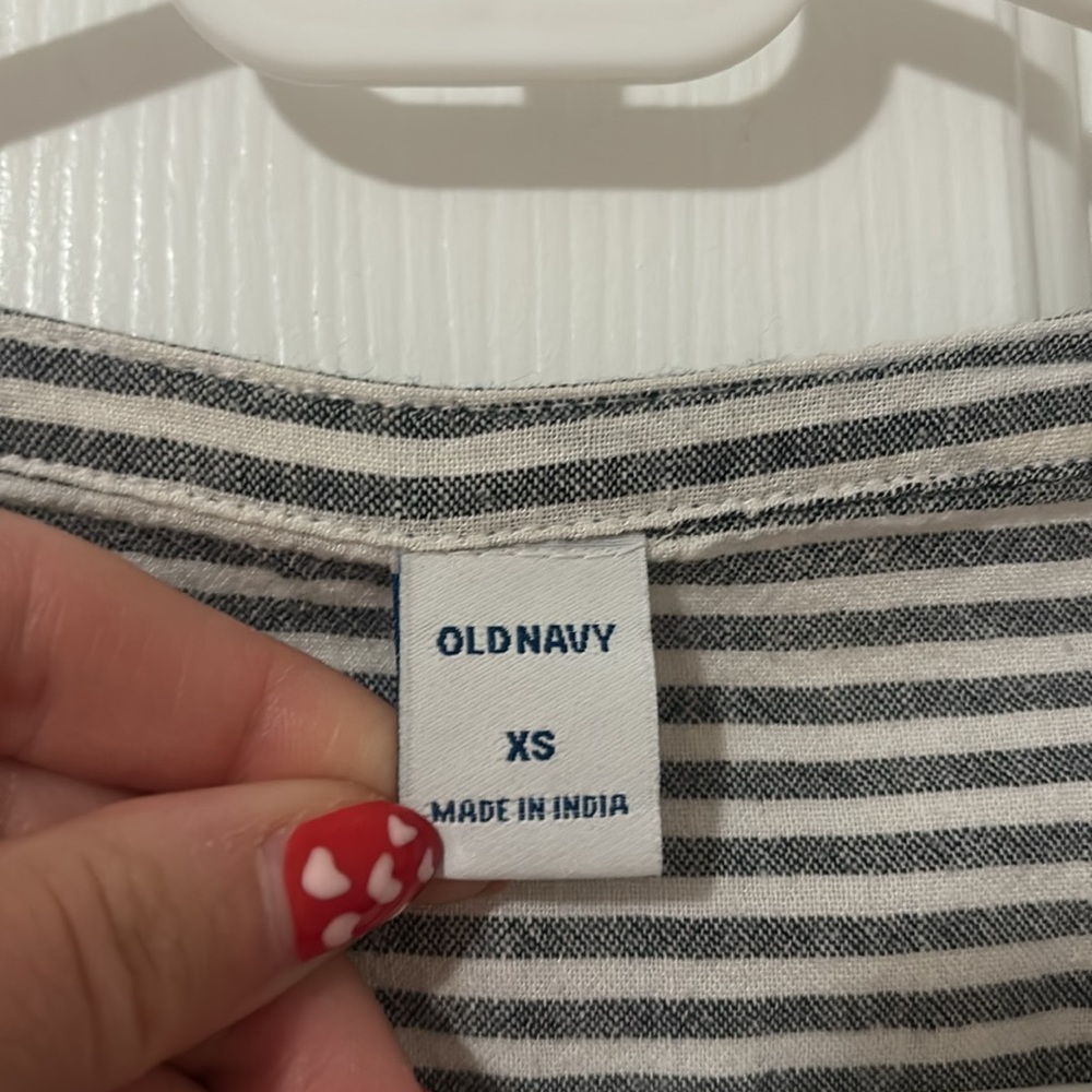 Old Navy Striped Cottage Core Dress - Picture 5 of 5
